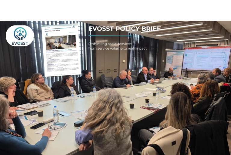EVOSST Policy Brief Sets Out Early Directions for More Accessible and Impact-Oriented Social Services